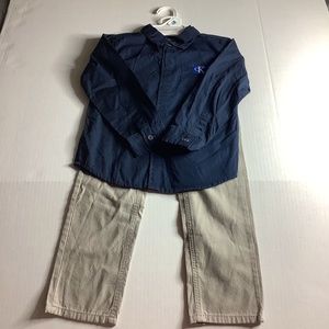 CK  two-piece shirt and pants